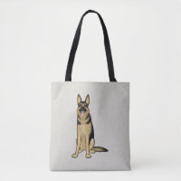 Tan et noir mignon berger allemand chien GSD