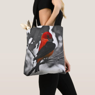 Tote Bag Tangara écarlate mâle