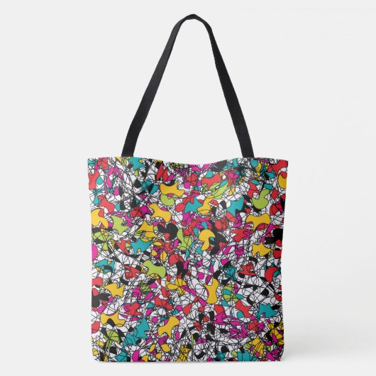 Tote Bag Tangle de spaghetti (Dos)