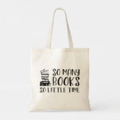 Tote Bag Tant De Livres Si Peu De Temps (Dos)