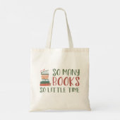 Tote Bag Tant de livres si peu de temps (Dos)