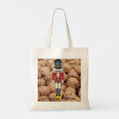 Tote Bag Tant de noix si peu de temps Ajouter le nom Noël (Dos)