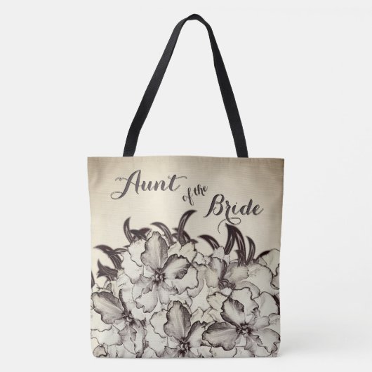 Tote Bag Tante de la mariée Vintage (Devant)