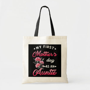 Tote Bag Tante Ma Première Fête Des Mères Comme Tata Flower