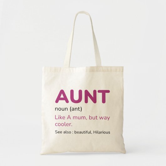 Tote Bag Tante Noun (Devant)