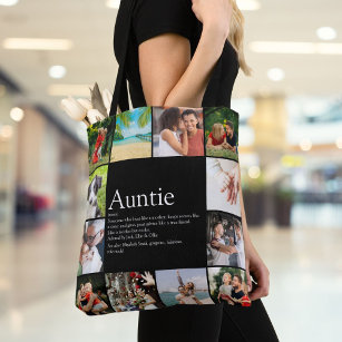 Tote Bag Tante préférée Définition 12 Collage photo