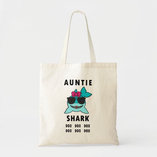 TOTE BAG TANTE SHARK DOO DOO DOO (Devant)