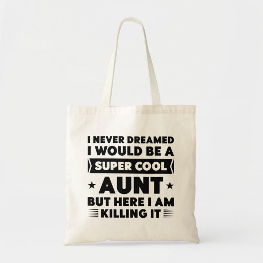 Tote Bag Tante super Cool (Devant)