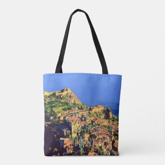 Tote Bag TAORMINE - Sicile - (Dos)
