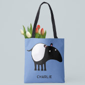 Tote Bag Tapir Nom personnalisé