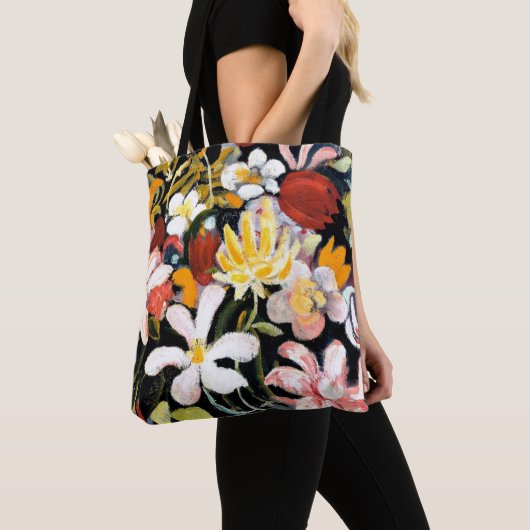 Tote Bag Tapis de fleurs (De près)