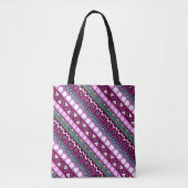 Tote Bag Tapis de souris design couleur motif ethnique (Devant)