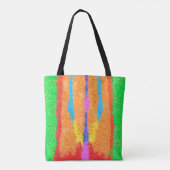 Tote Bag Tapis et chiffons Art pur abstrait suprême (Dos)