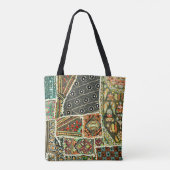 Tote Bag Tapis indien patchwork en Rajasthan, Asie (Dos)