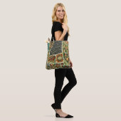 Tote Bag Tapis indien patchwork en Rajasthan, Asie (Sur le modèle)