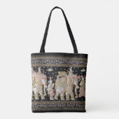 Tote Bag Tapisserie antique d'éléphant (Dos)