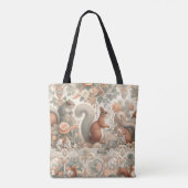 Tote Bag Tapisserie d'écureuil de la forêt victorienne (Dos)