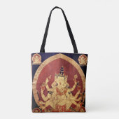 Tote Bag Tapisserie tibétaine antique (Dos)
