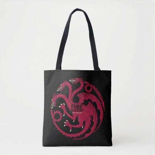 Tote Bag Targaryen Sigil - Feu et Sang (Devant)