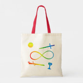 Tote Bag Tarot Lemniscate : Magicien & Éléments Arc-en-ciel (Dos)