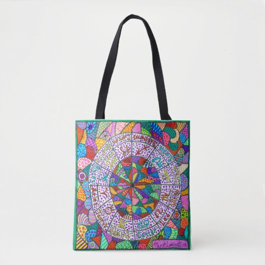 Tote Bag Tarot Lumination Fourre-tout (Devant)