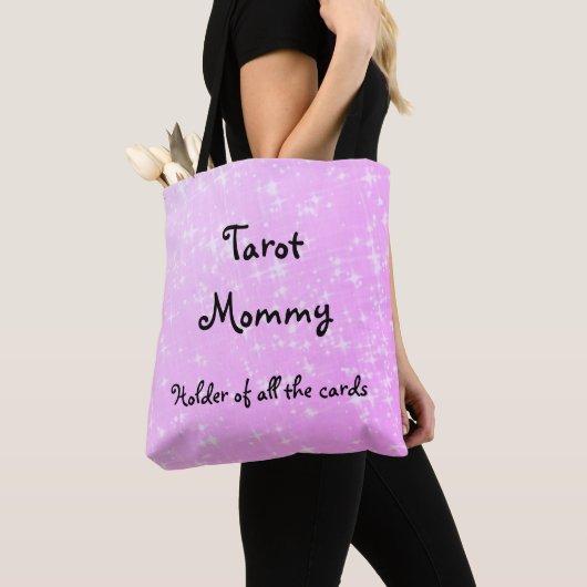 Tote Bag Tarot Mommy design (De près)