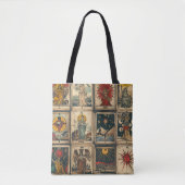 Tote Bag Tarot vintage (Devant)