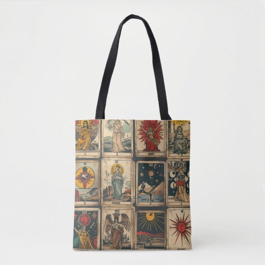 Tote Bag Tarot vintage (Devant)