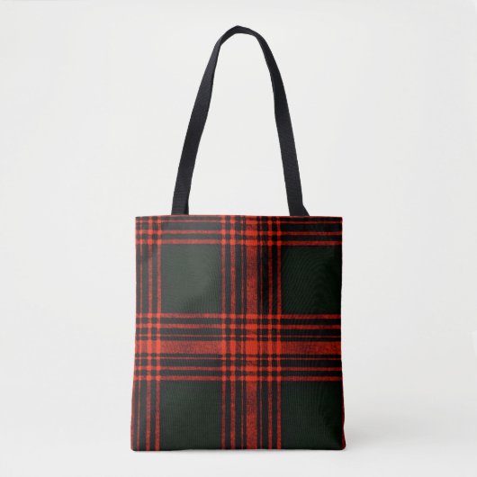Tote Bag Tartan Antique Menzies Chasse Plaid Modèle (Devant)