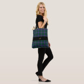Tote Bag Tartan avec (ou sans) vos initiales (Sur le modèle)