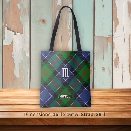 Tote Bag Tartan Clan Paterson