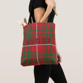 Tote Bag Tartan de Bruce de clan (De près)