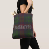 Tote Bag Tartan de cairns de clan (De près)