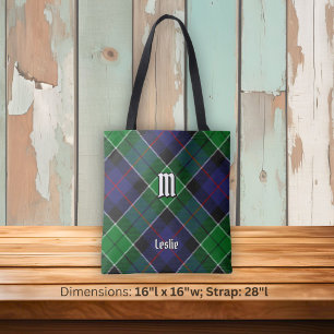 Tote Bag Tartan de chasse du Clan Leslie
