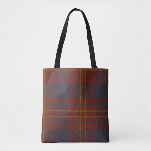 Tote Bag Tartan de clan de maître d'hôtel (Devant)