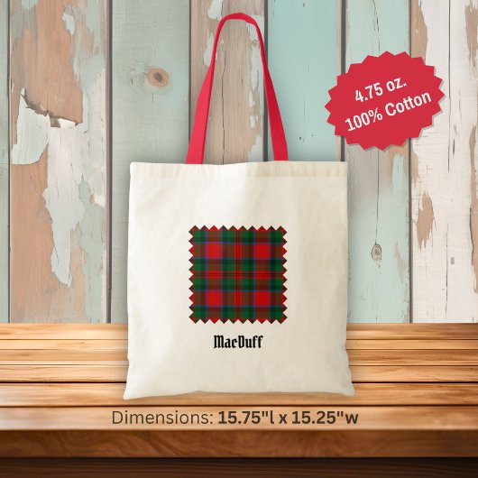Tote Bag Tartan du clan MacDuff