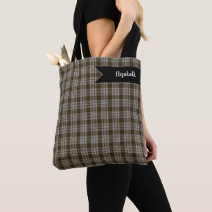 Tote Bag Tartan écossais Menzies Dun Clan Plaid