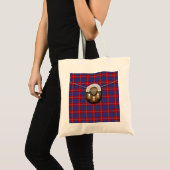 Tote Bag Tartan et escarcelle de Hamilton de clan (Devant (produit))