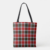 Tote Bag Tartan Plaid Du Clan Macpherson Traditionnel (Dos)