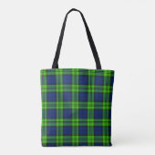 Tote Bag Tartan plaqué Blackwatch (Dos)