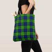 Tote Bag Tartan plaqué Blackwatch (De près)