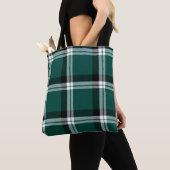 Tote Bag Tartan vert (De près)