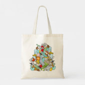 Tote Bag Tas de déchets désordonnés recyclage déchets (Dos)