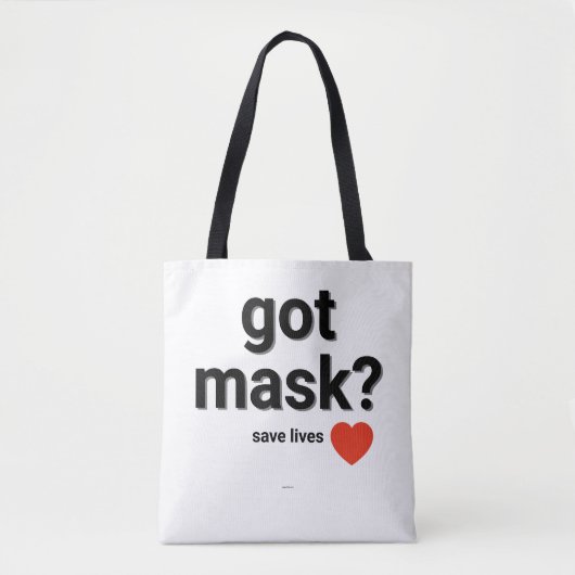 Tote Bag T'as Mask ?Sac fourre-tout (Devant)
