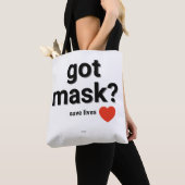 Tote Bag T'as Mask ?Sac fourre-tout (De près)