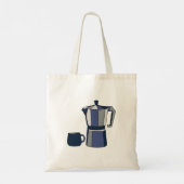 Tote Bag Tasse à café Cafetière Café (Dos)