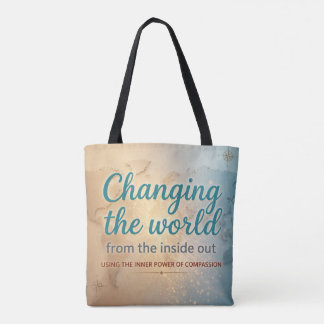 Tote Bag Tasse Changer le monde de l'intérieur