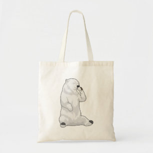 Tote Bag Tasse de café ours polaire