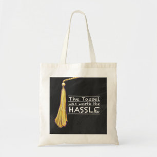Tote Bag Tassel Hassle Silver