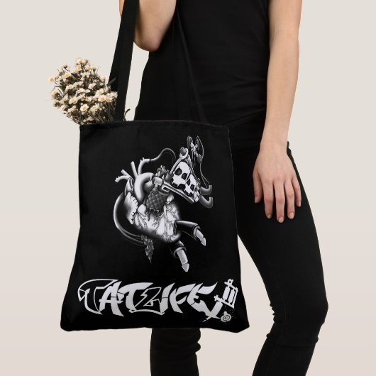 Tote Bag TatLife Anatomique-Machine Fourre-tout (De près)